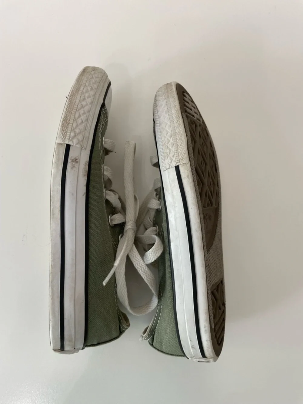 Converse All Star Low-Top Light Green Canvas Sneakers Kids 13Y Streetwear Indie
